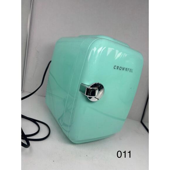 CROWNFUL Mini Fridge 4 Liter/6 Can Portable Cooler and Warmer Personal Refrig... - Picture 1 of 8
